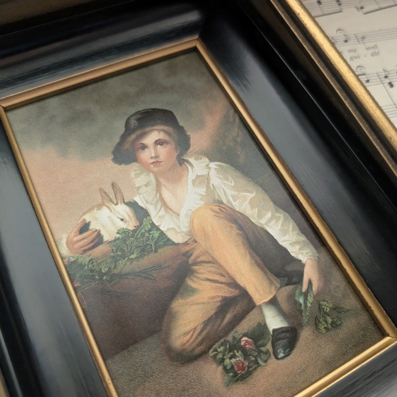 Framed Vintage Boy Portrait - Picture 4 of 9